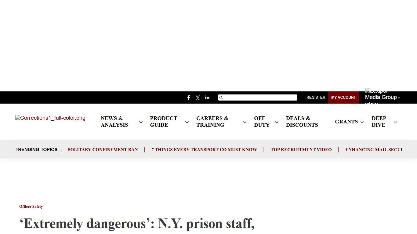 ‘Extremely dangerous’: N.Y. prison staff, inmates sickened by unknown substances